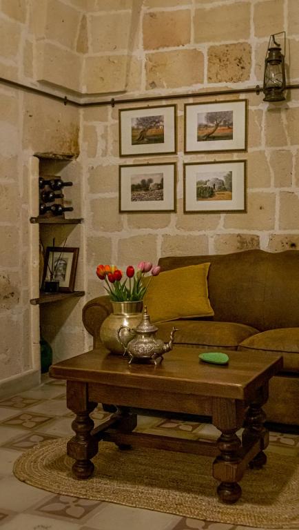 Posezení v ubytování Oria Lofts