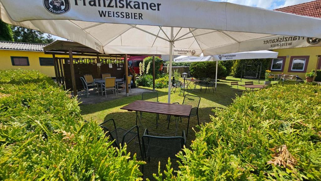 Zahrada ubytování Pension Garni Zur Schamper Mühle