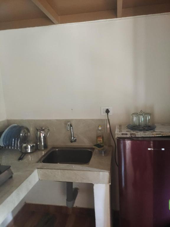 Kuchyň nebo kuchyňský kout v ubytování CELESTIAL HOMESTAY