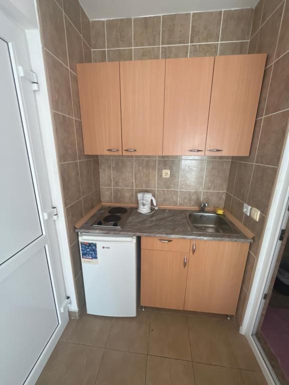 Kuchyň nebo kuchyňský kout v ubytování Guest house Perović