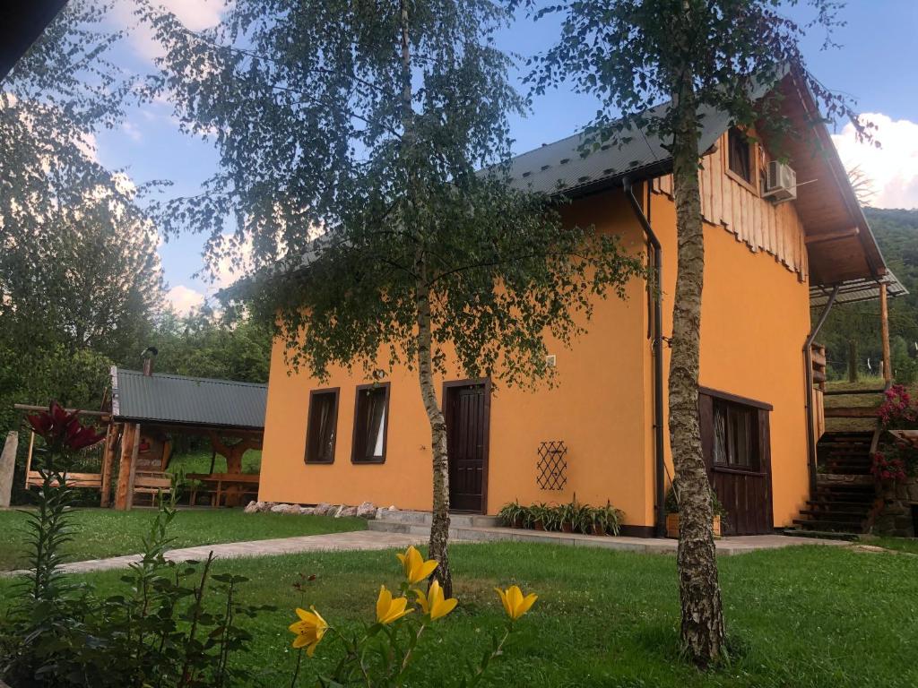 Vonkajšia záhrada v ubytovaní Pokoje u Adama Grajoka