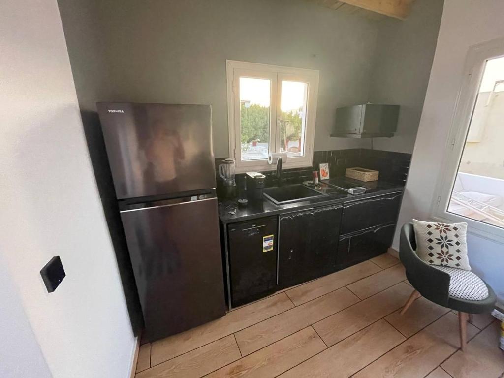 Kuchyň nebo kuchyňský kout v ubytování Villa Vovan