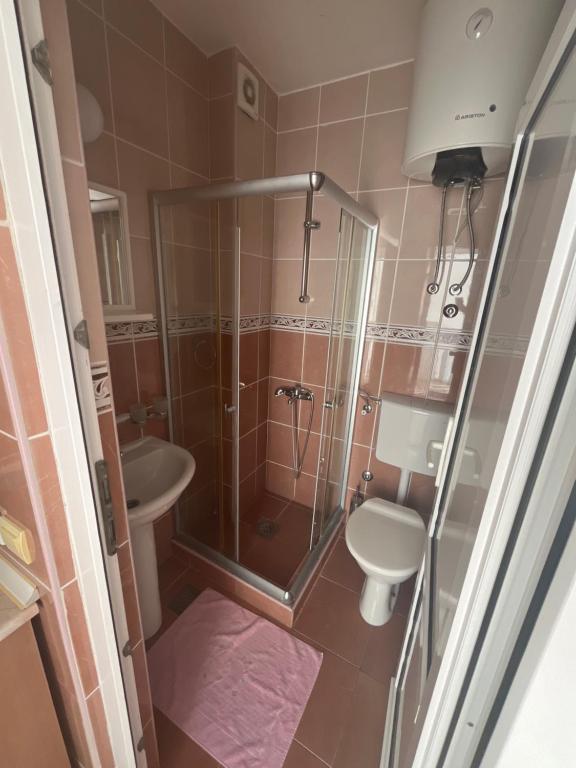 Koupelna v ubytování Guest house Perović