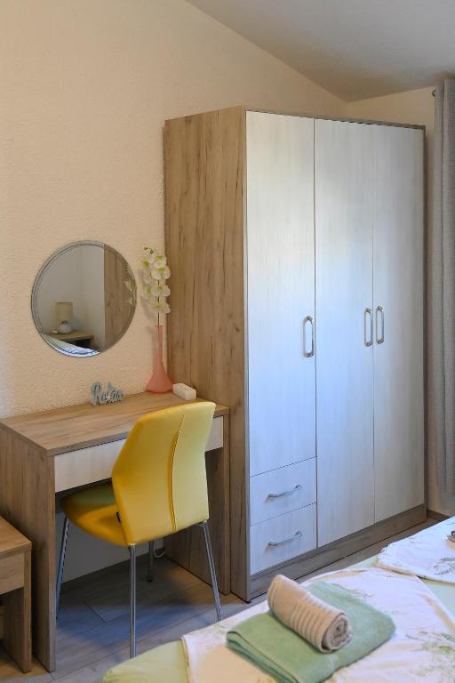 Postel nebo postele na pokoji v ubytování Vacation house Ulika