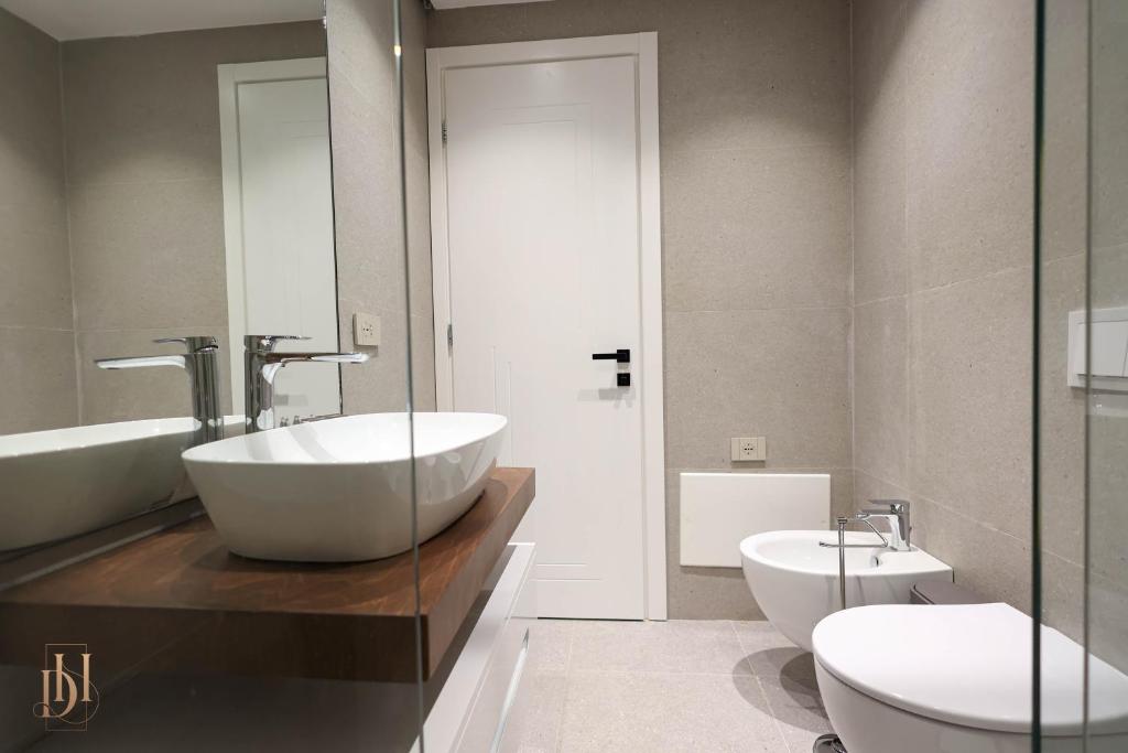 Koupelna v ubytování DeHa Rooms & Apartments
