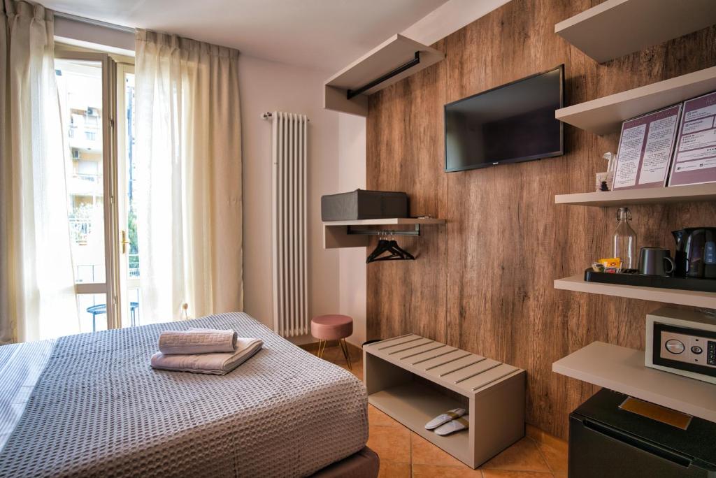 TV a/nebo společenská místnost v ubytování Casa Lagomaggio