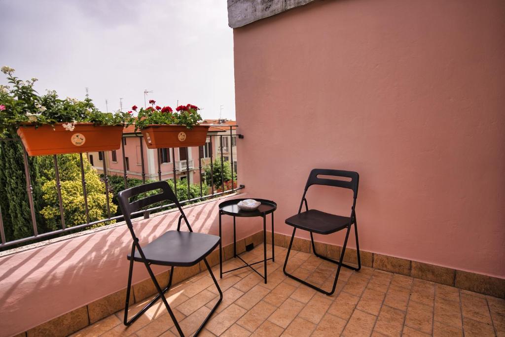 Balkón nebo terasa v ubytování Casa Lagomaggio