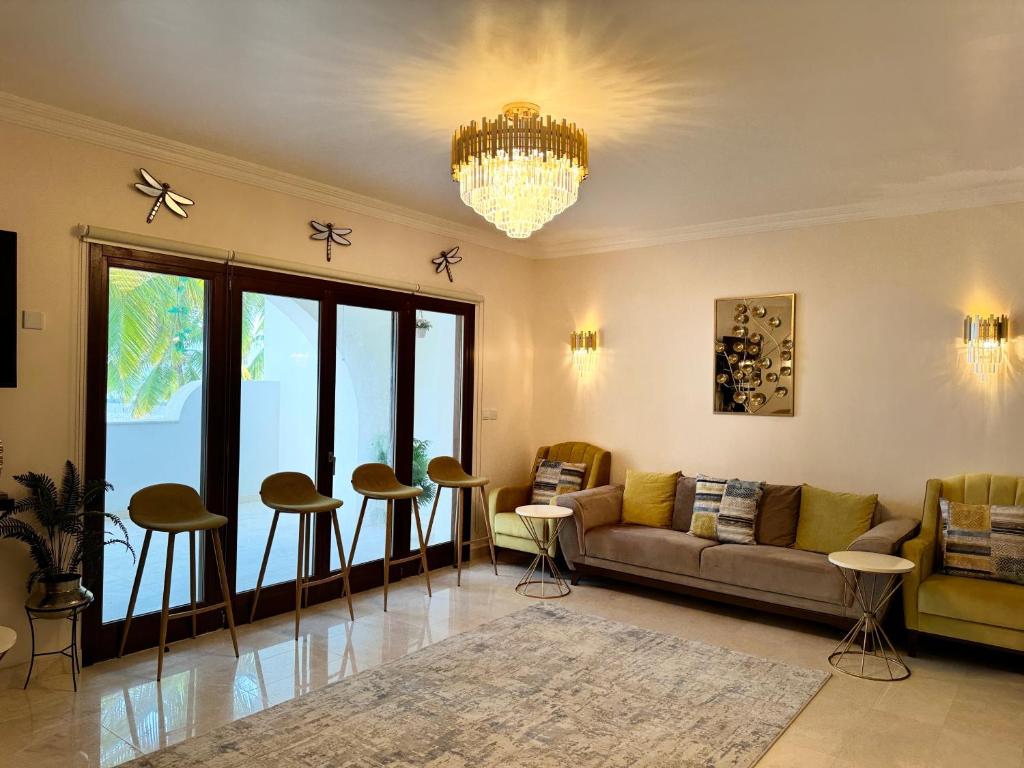 Posezení v ubytování Salalah Hawana Marina Apartment