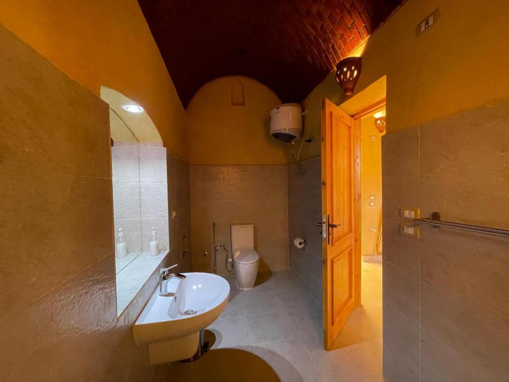 Koupelna v ubytování Hoopoe lodge