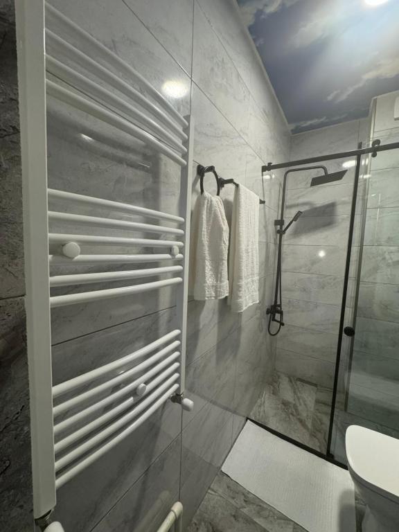 Koupelna v ubytování Hotel IA