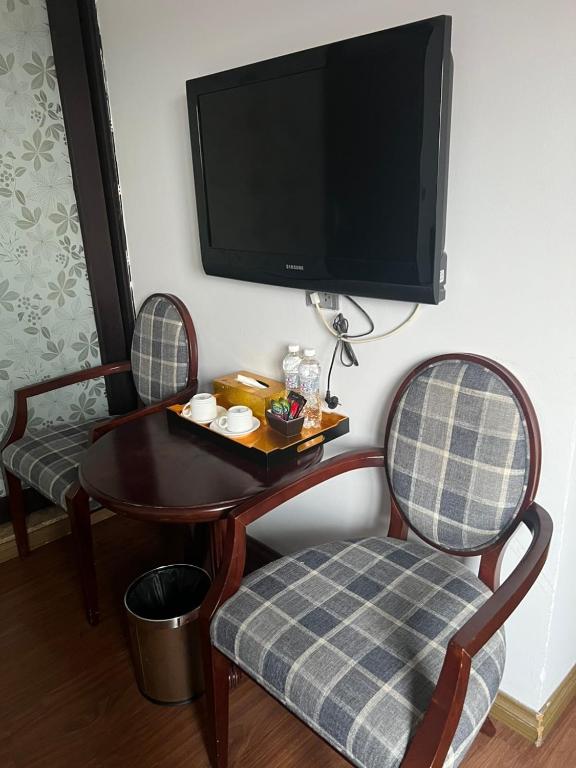 TV a/nebo společenská místnost v ubytování Skylark Boutique Hotel