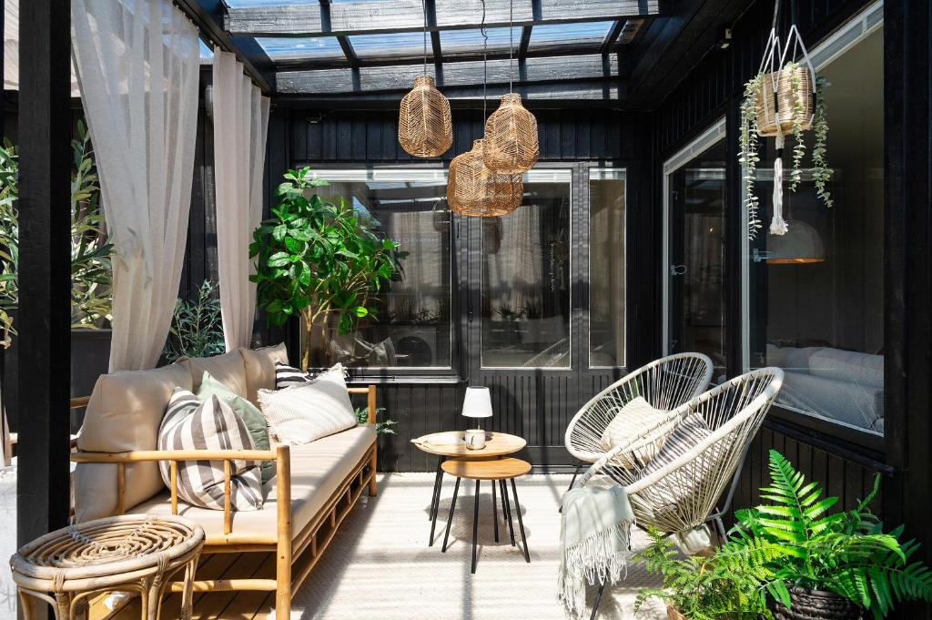 Posezení v ubytování Home Away Apartments Stockholm