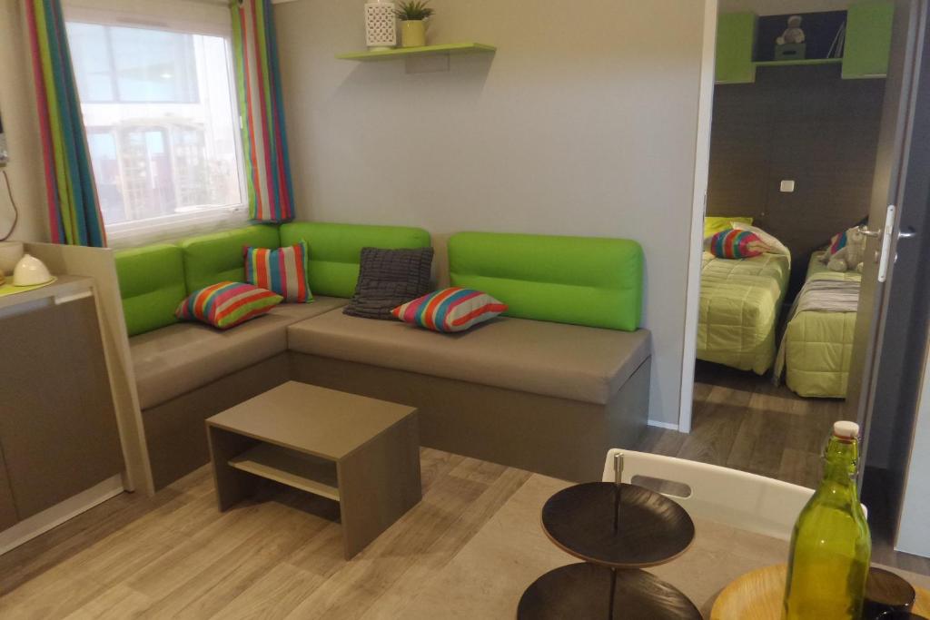 Posezení v ubytování Camping Mobile Home U sole marinu