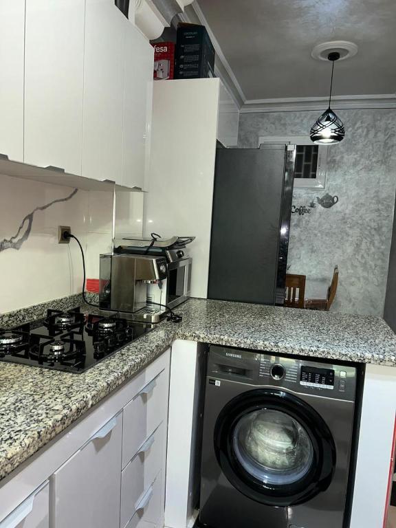Una cocina o cocineta en Apartamento de lujo
