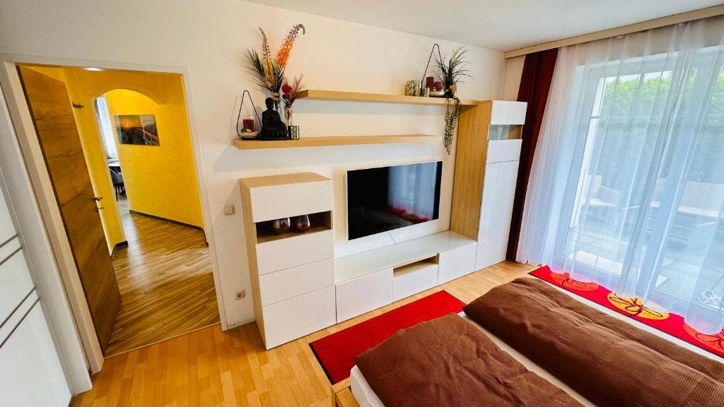 TV a/nebo společenská místnost v ubytování Naturparadies Salzburg-Land