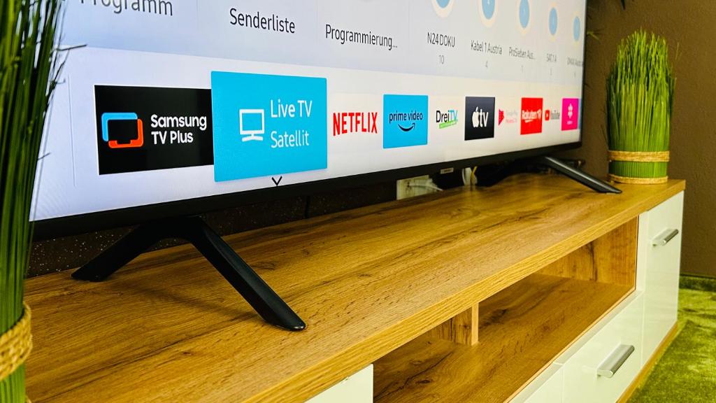 TV a/nebo společenská místnost v ubytování Naturparadies Salzburg-Land