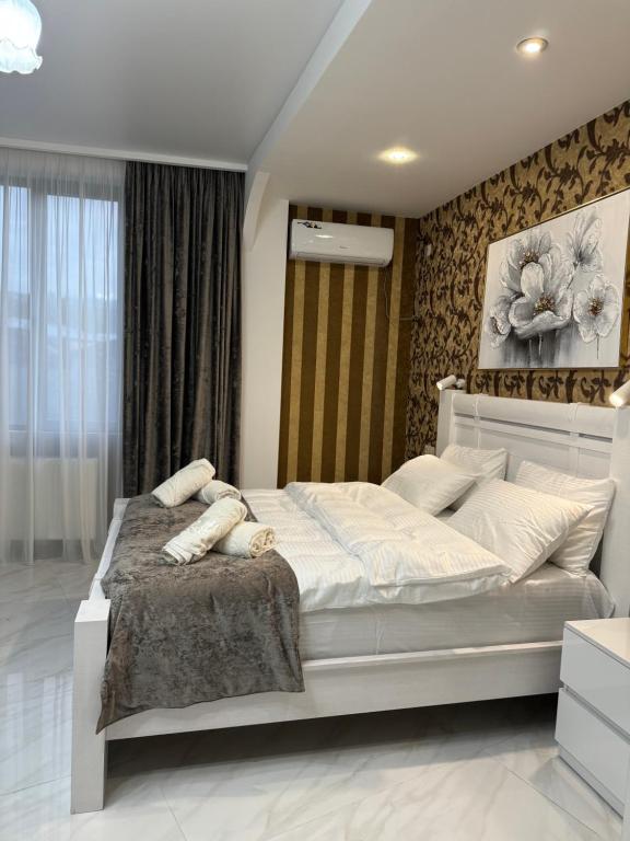 Postel nebo postele na pokoji v ubytování Hotel IA