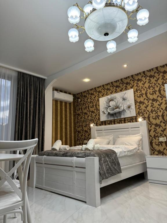 Postel nebo postele na pokoji v ubytování Hotel IA