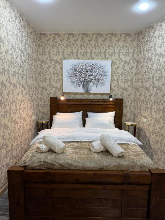 Postel nebo postele na pokoji v ubytování Hotel IA