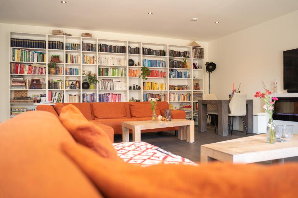 Knihovna v bed and breakfast