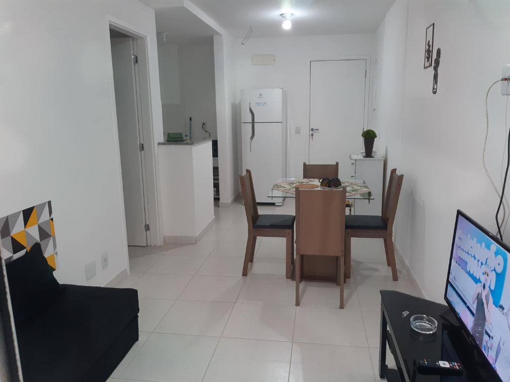 TV a/nebo společenská místnost v ubytování Flat
