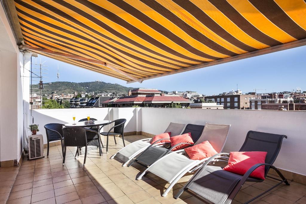 Nespecifikovaný výhled na hory nebo výhled na hory při pohledu z apartmánu