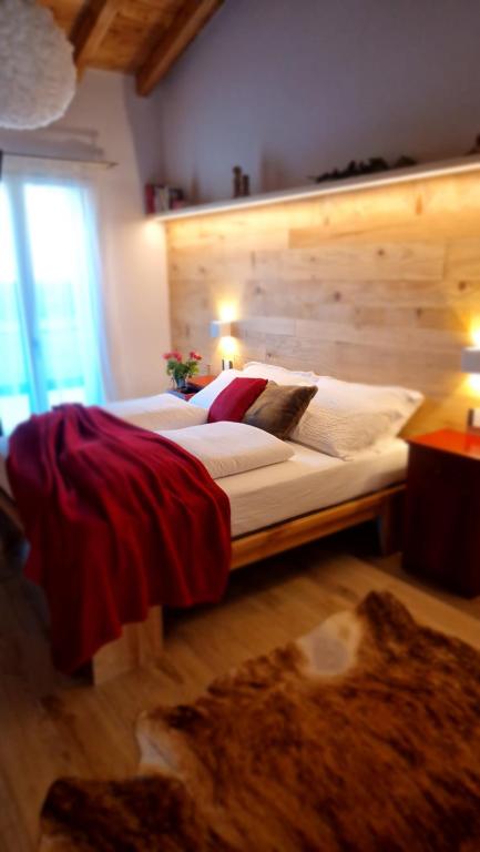 Postel nebo postele na pokoji v ubytování B&B La Paganina