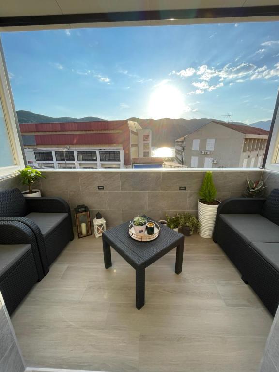 Balkón nebo terasa v ubytování Apartman “Gušt”