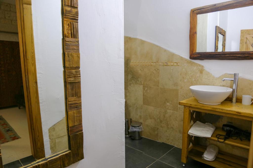 Koupelna v ubytování Rikas Boutique Otel