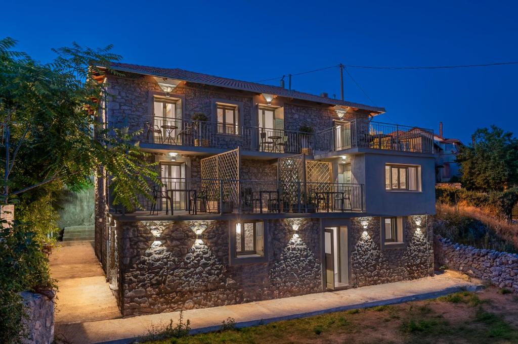 Budova, kde se bed and breakfast nachází