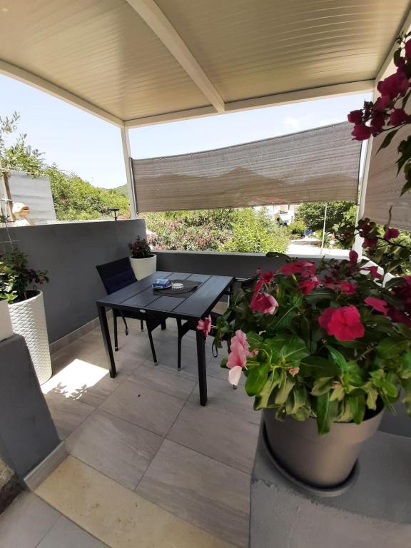 Balkón nebo terasa v ubytování Apartman Jadranka