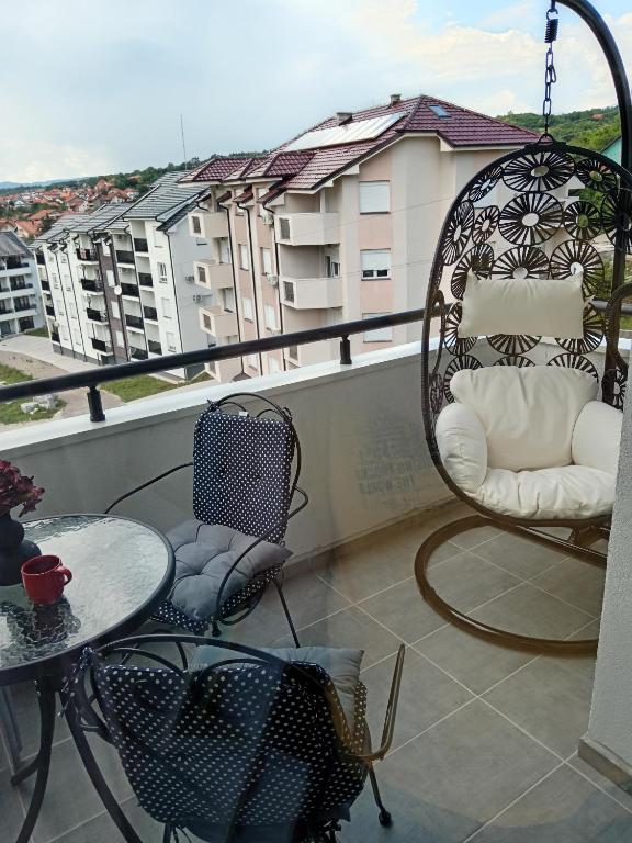 Balkon ili terasa u objektu Apartman Tina