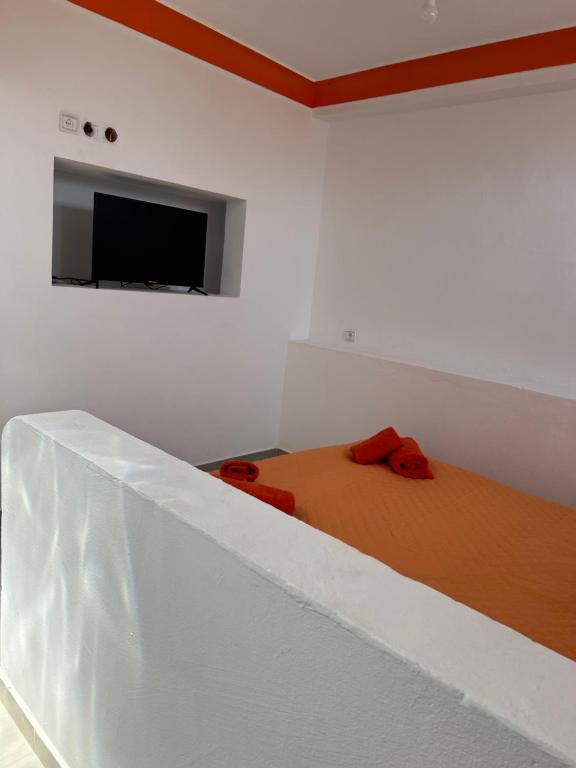 Postel nebo postele na pokoji v ubytování Riad Ghazal