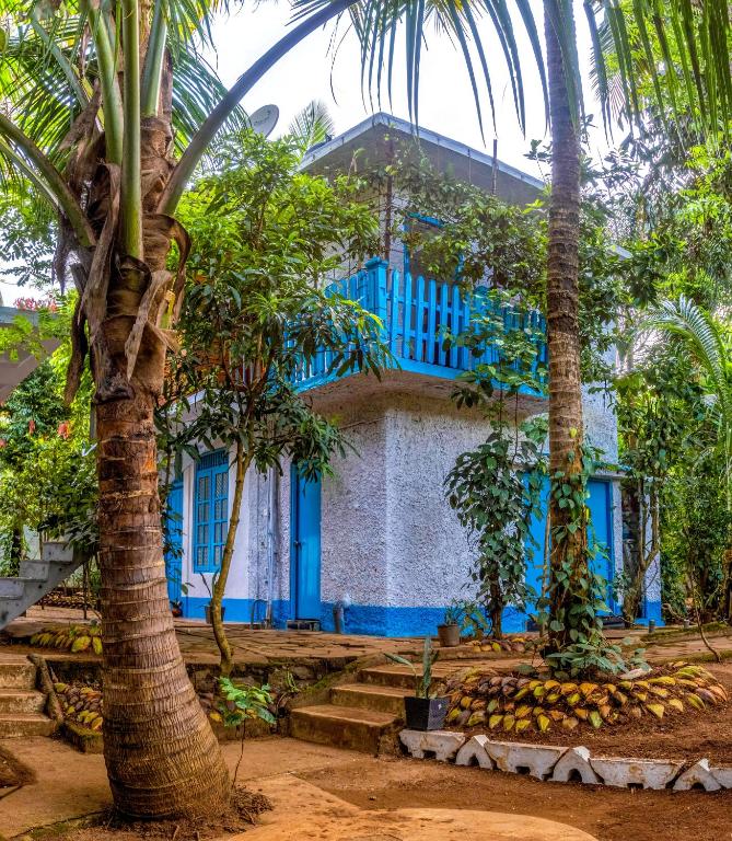 Zahrada ubytování JayS Place Matale
