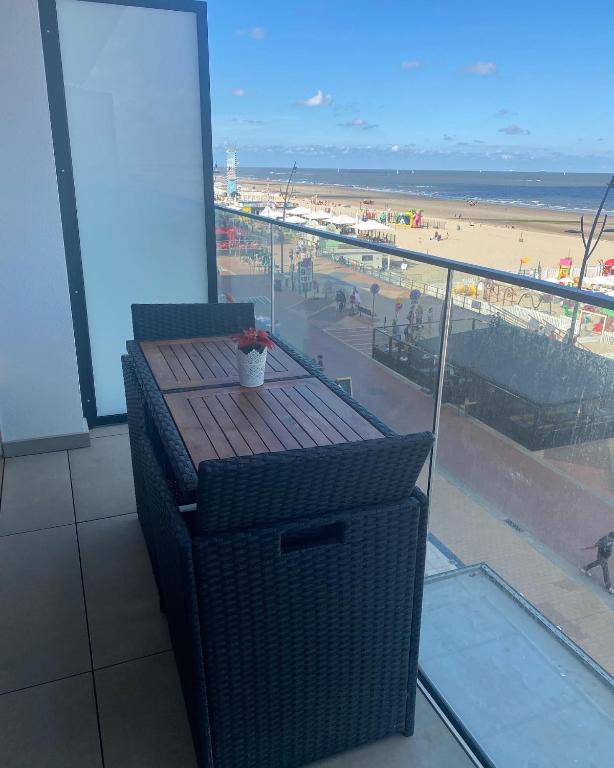 Балкон или терраса в Superbe Appart vue mer avec balcon