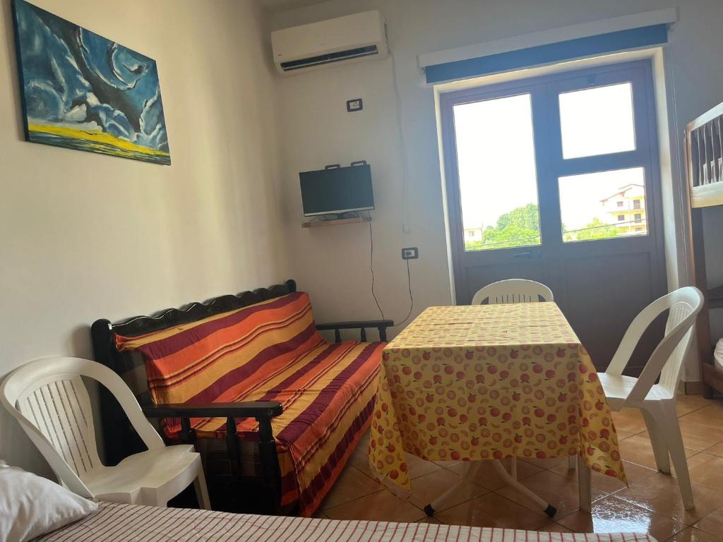 TV a/nebo společenská místnost v ubytování Residence Domus Aurea