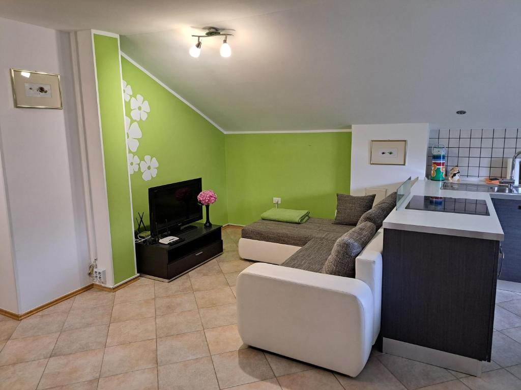 Posezení v ubytování Apartma Aneja