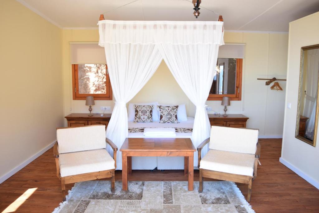 Setusvæði á Kabak Avalon Bungalows