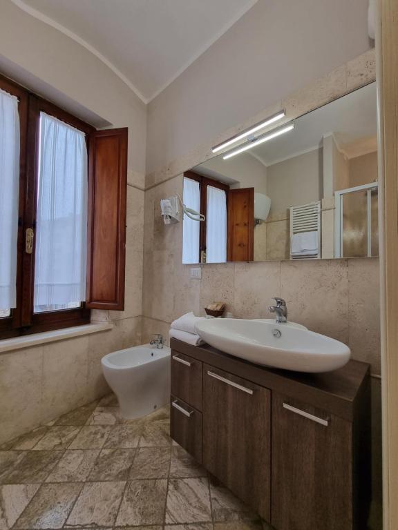 Koupelna v ubytování Albergo Il Marzocco - Hotel dal 1860