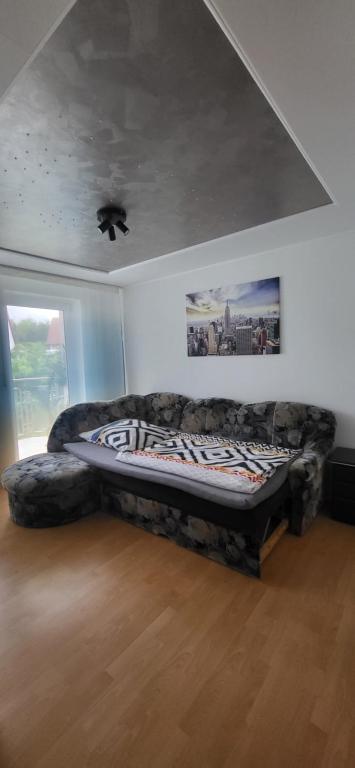 Postel nebo postele na pokoji v ubytování Attraktive 3 Zimmer Wohnung in ruhiger Lage