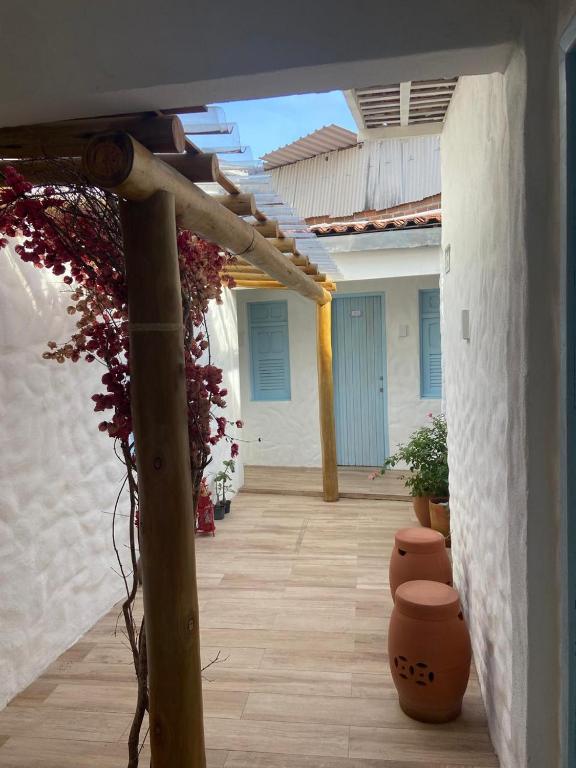 Budova, kde se aparthotel nachází