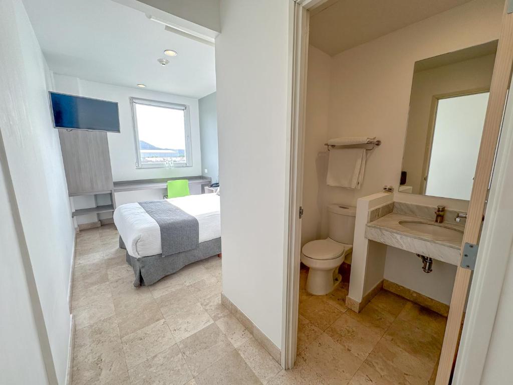 Koupelna v ubytování SR Hotel