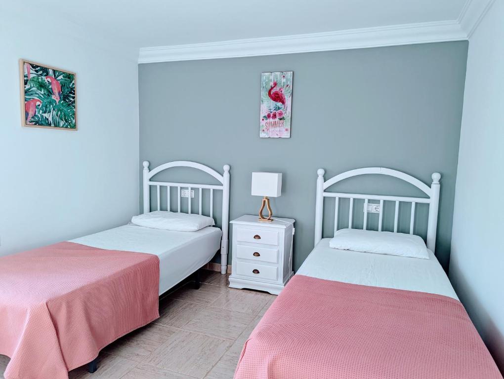 Posteľ alebo postele v izbe v ubytovaní Casa Las Majadillas