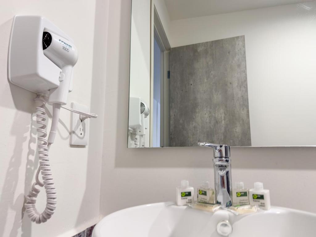 Koupelna v ubytování SR Hotel
