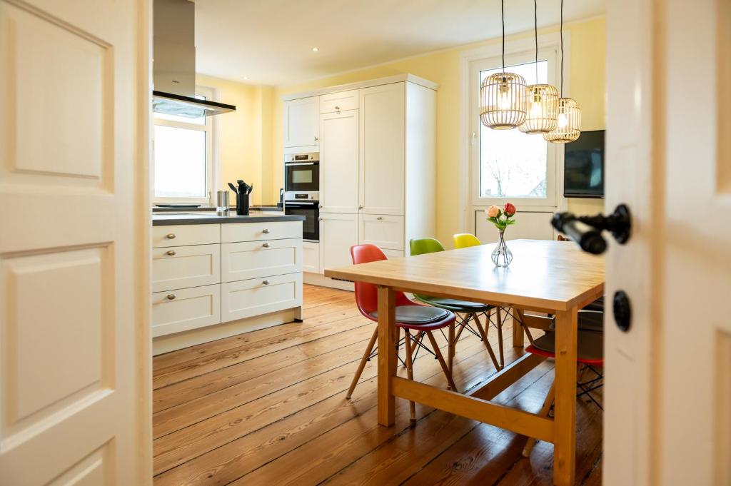 Cuina o zona de cuina de Ferienwohnung Dom