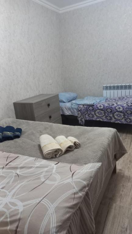 Postel nebo postele na pokoji v ubytování Mark