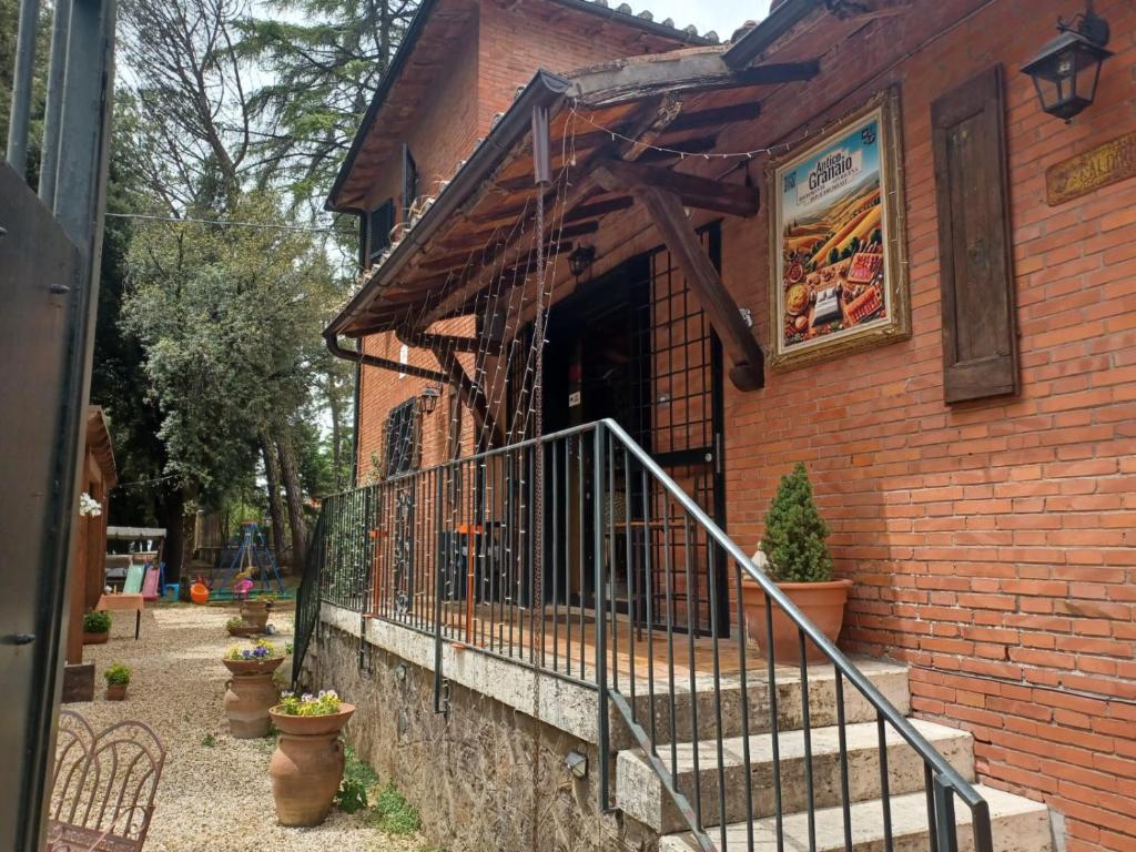 Budova, kde se bed and breakfast nachází
