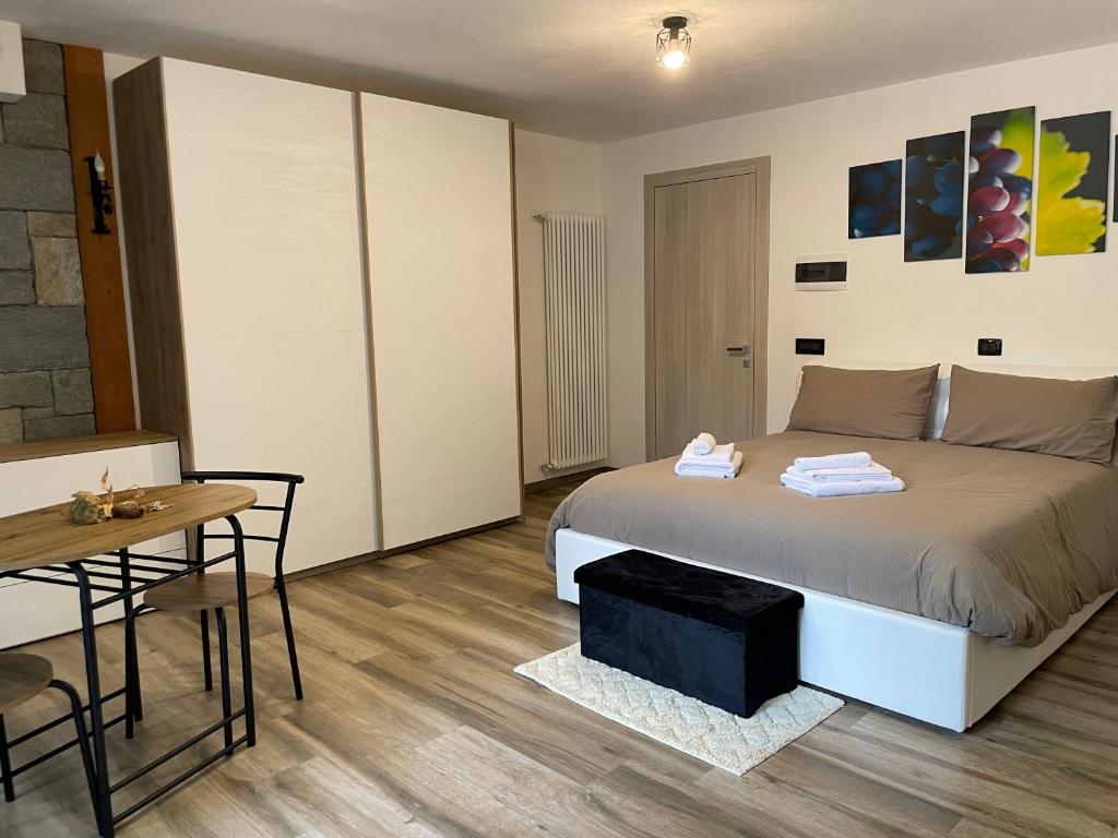 Postel nebo postele na pokoji v ubytování Il Vigneto