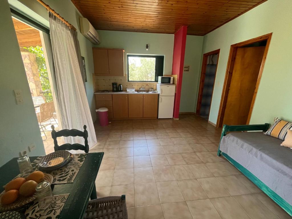 Kuchyň nebo kuchyňský kout v ubytování 9 Muses Villas