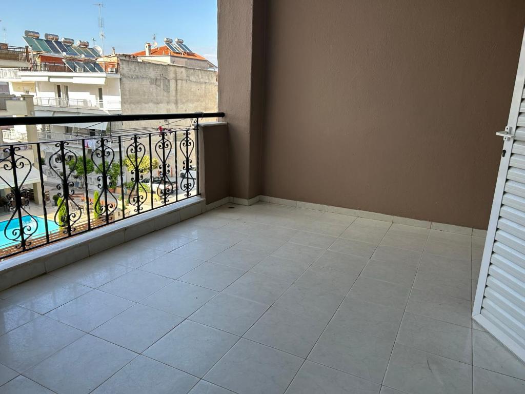 Balkón nebo terasa v ubytování SIROS HOTEL